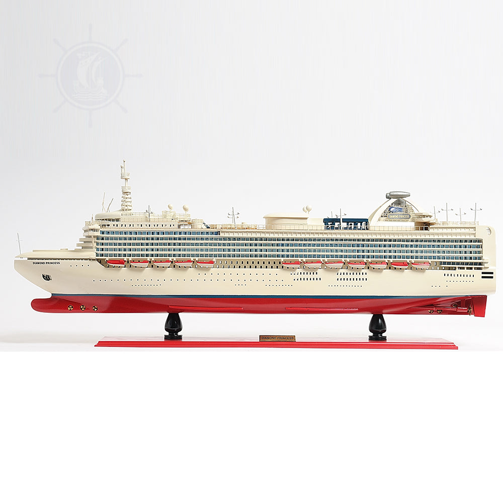 DIAMOND PRINCESS CRUISE SHIP MODEL | High-quality Cruiser| Fully Assembled Wooden Model Ship For Wholesale