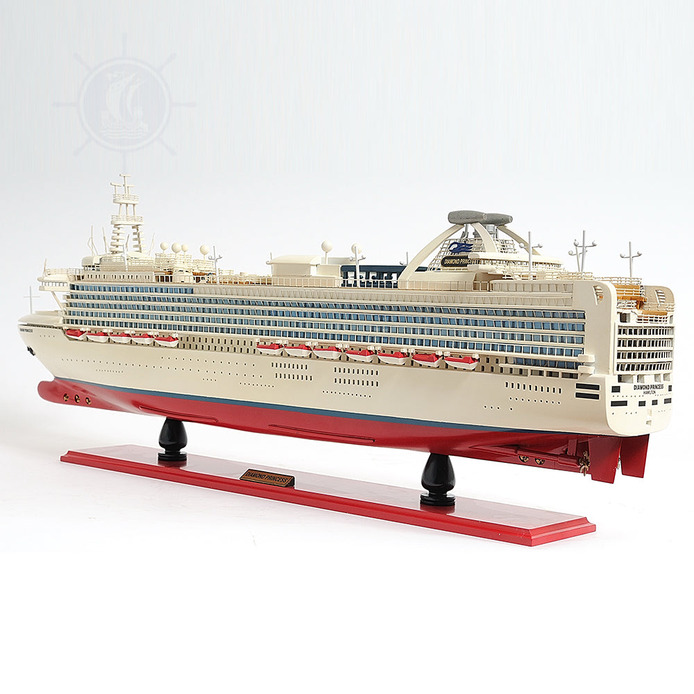 DIAMOND PRINCESS CRUISE SHIP MODEL | High-quality Cruiser| Fully Assembled Wooden Model Ship For Wholesale