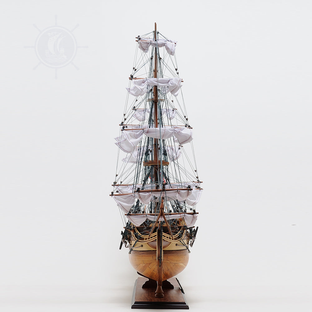 Exclusive 34-inch USS Constitution Wooden Model Ship - High-Quality