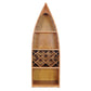CANOE WINE SHELF | High-quality | Fully Assembled Wooden Ship Model For Wholesale