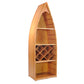 CANOE WINE SHELF | High-quality | Fully Assembled Wooden Ship Model For Wholesale