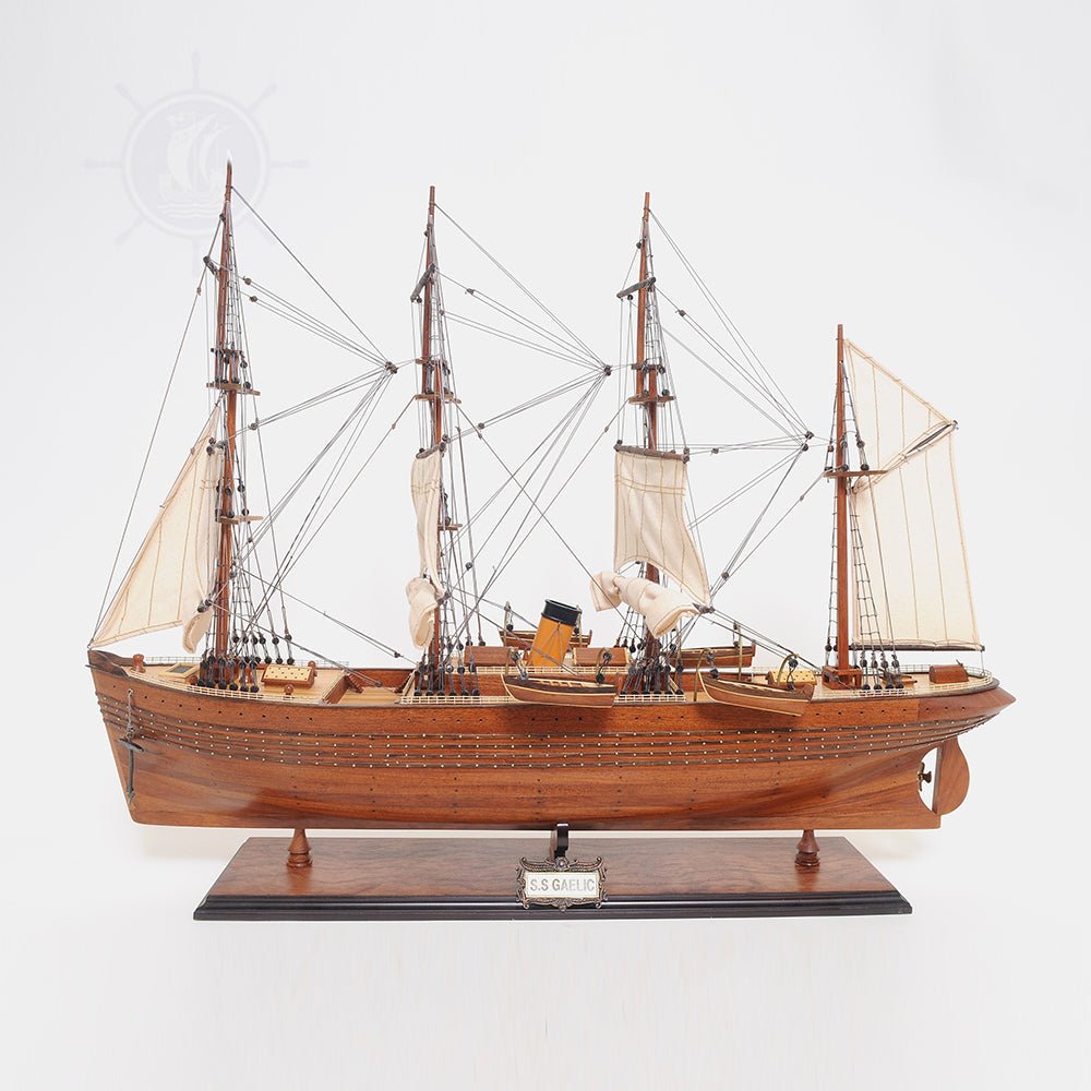 S.S GAELIC MODEL SHIP L80 | High-quality | Fully Assembled Wooden Ship Models For Wholesale