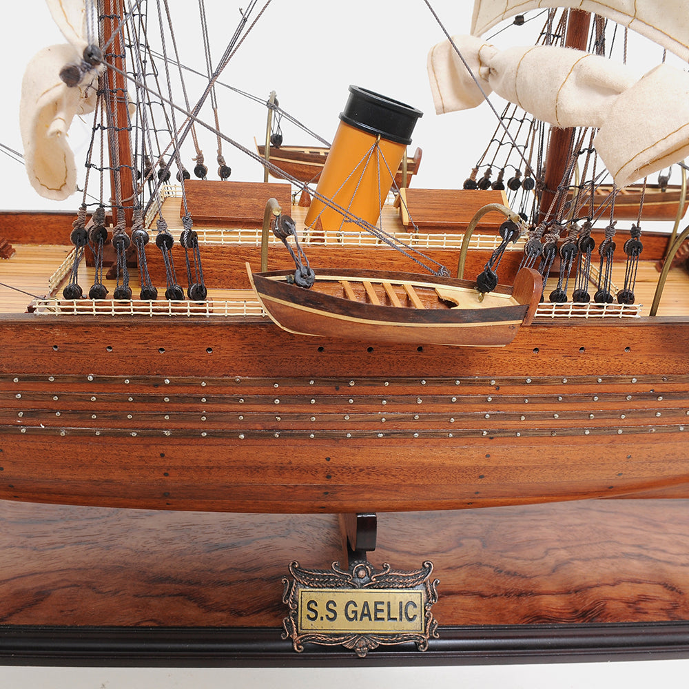S.S GAELIC MODEL SHIP L80 | High-quality | Fully Assembled Wooden Ship Models For Wholesale