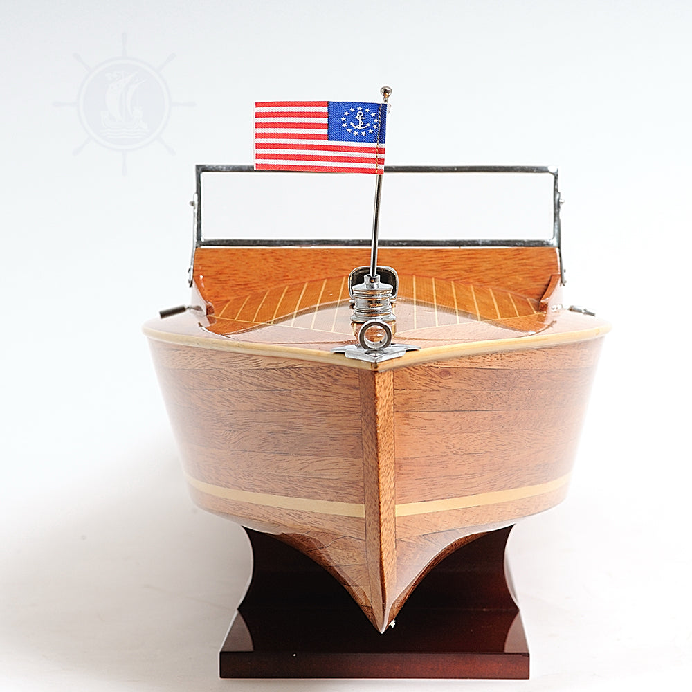CHRIS CRAFT RUNABOUT MODEL BOAT L80 | High-quality | Fully Assembled Wooden Model boats For Wholesale
