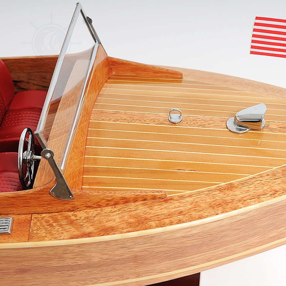 CHRIS CRAFT RUNABOUT MODEL BOAT L80 | High-quality | Fully Assembled Wooden Model boats For Wholesale