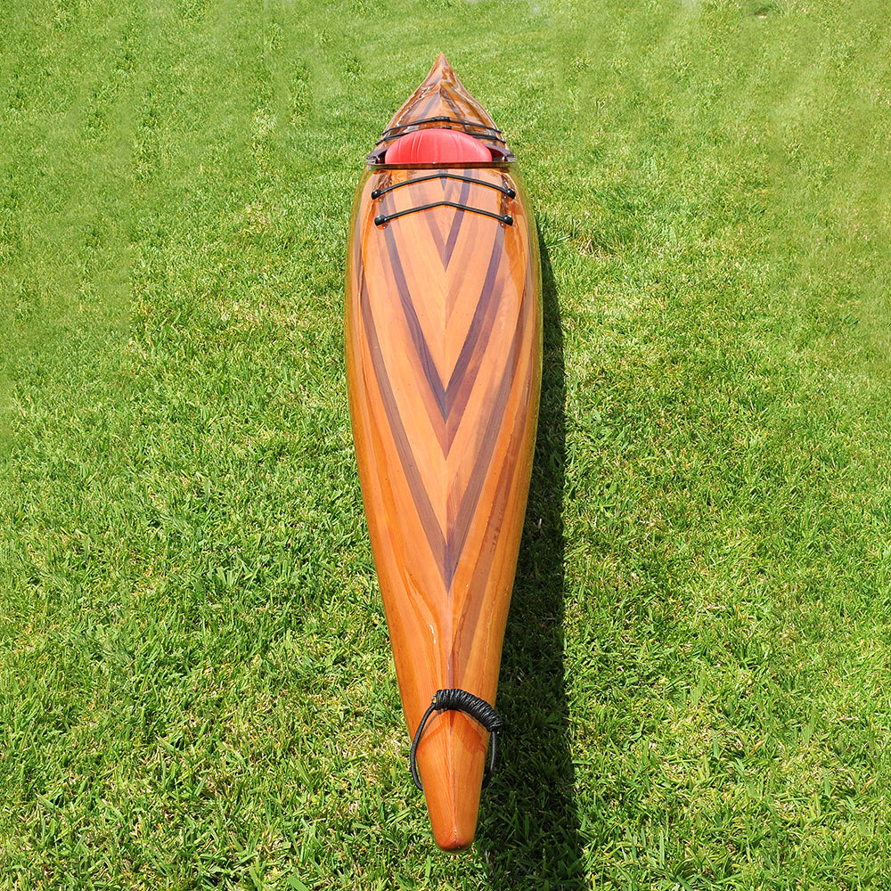 FAST KAYAK 18' HIGH DECK | Wooden Kayak | Boat | Canoe with Paddles for fishing and water sports For Wholesale