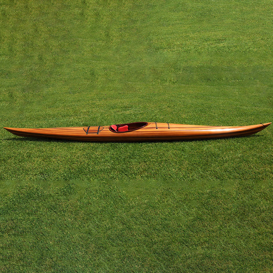 FAST KAYAK 18' HIGH DECK | Wooden Kayak | Boat | Canoe with Paddles for fishing and water sports For Wholesale