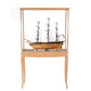 DISPLAY CASE BEECH COLOR WITH LEGS & LIGHTS | HIGH QUALITY DISPLAY CASE FOR MODEL SHIP | Multi sizes and style available For Wholesale