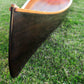 SKEENA CANOE DARK FINISH 18' | Wooden Kayak |  Boat | Canoe with Paddles for fishing and water sports