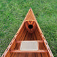 SKEENA CANOE DARK FINISH 18' | Wooden Kayak |  Boat | Canoe with Paddles for fishing and water sports