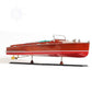 CHRIS CRAFT RUNABOUT MODEL BOAT PAINTED L80 | High-quality | Fully Assembled Wooden Model boats For Wholesale