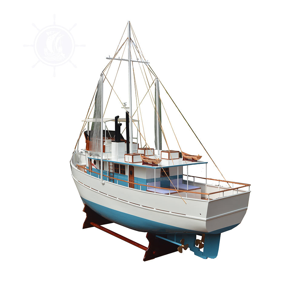 DICKIE WALKER MODEL BOAT XXXL | Museum-quality | Fully Assembled Wooden Model boats