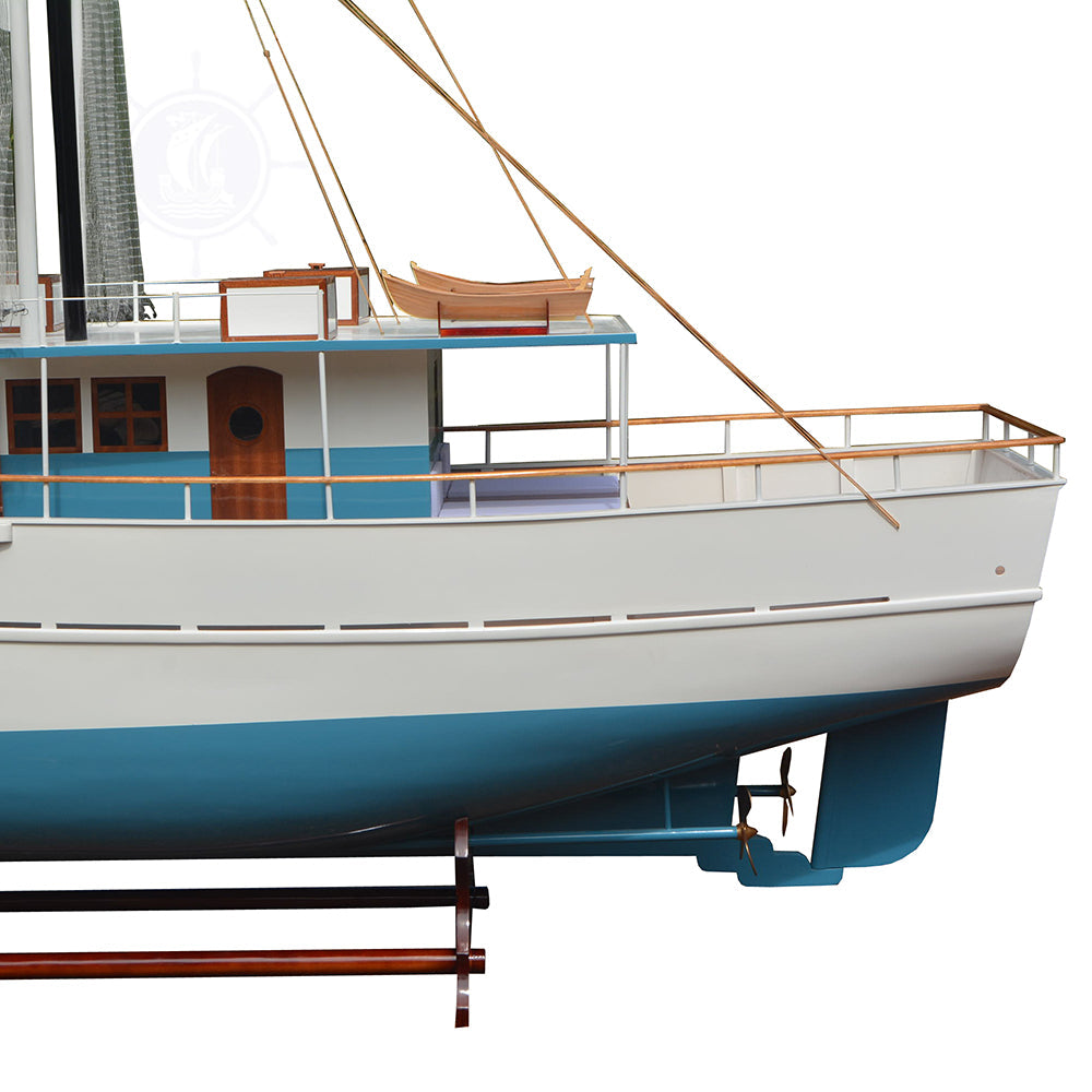 DICKIE WALKER MODEL BOAT XXXL | Museum-quality | Fully Assembled Wooden Model boats