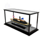 CSS VIRGINIA MODEL BOAT WITH DISPLAY CASE | High-quality | Fully Assembled Wooden Model boats