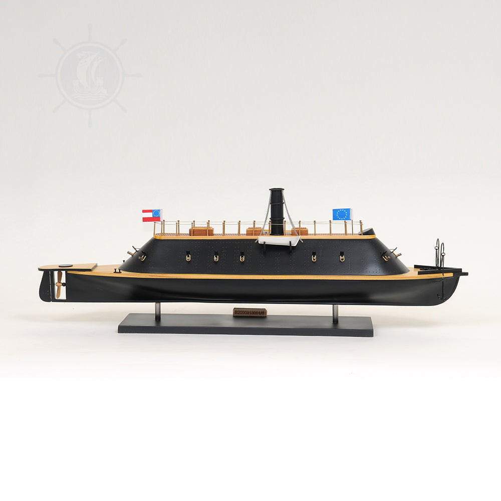 CSS VIRGINIA MODEL BOAT WITH DISPLAY CASE | High-quality | Fully Assembled Wooden Model boats
