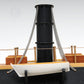 CSS VIRGINIA MODEL BOAT WITH DISPLAY CASE | High-quality | Fully Assembled Wooden Model boats