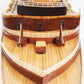 NORMANDIE CRUISE SHIP MODEL LARGE WITH DISPLAY CASE | High-quality Cruiser| Fully Assembled Wooden Model Ship