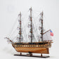 USS Constitution Large With Table Top Display Case