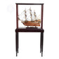 San Felipe Small Model Ship with Display Case