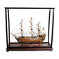 HMS VICTORY MODEL SHIP LARGE WITH TABLE TOP DISPLAY CASE | High-quality | Fully Assembled Wooden Ship Models