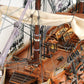 HMS VICTORY MODEL SHIP LARGE WITH TABLE TOP DISPLAY CASE | High-quality | Fully Assembled Wooden Ship Models