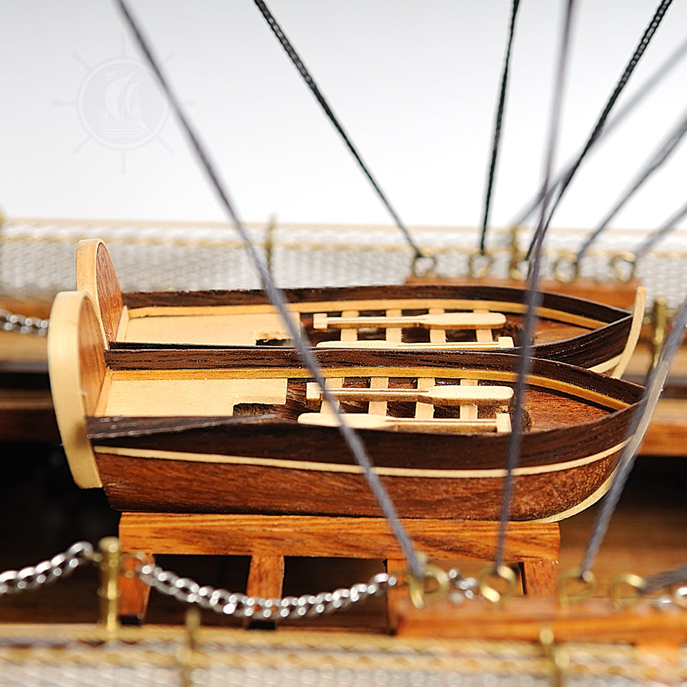 HMS VICTORY MODEL SHIP LARGE WITH TABLE TOP DISPLAY CASE | High-quality | Fully Assembled Wooden Ship Models