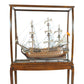 The Ultimate Protection With Floor Display Case Classic Light Brown for Your Tall Ship Model