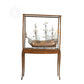 The Ultimate Protection With Floor Display Case Classic Light Brown for Your Tall Ship Model