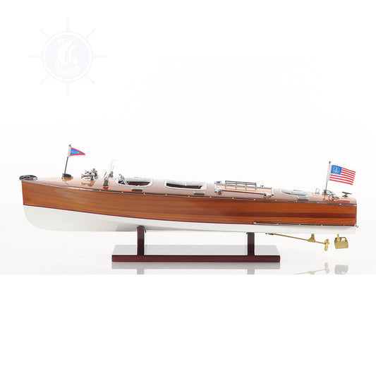 CHRIS CRAFT TRIPLE COCKPIT MODEL BOAT MEDIUM | High-quality | Fully Assembled Wooden Model boats For Wholesale