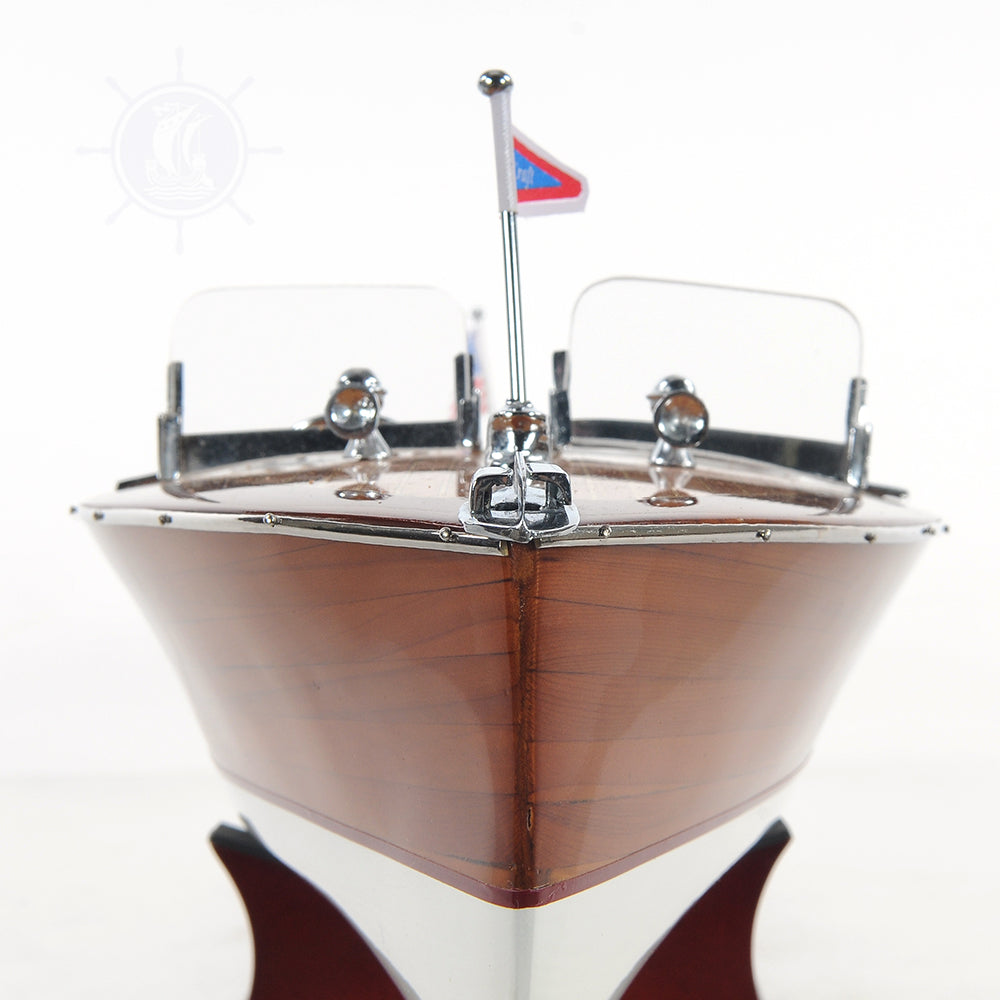 CHRIS CRAFT TRIPLE COCKPIT MODEL BOAT MEDIUM | High-quality | Fully Assembled Wooden Model boats For Wholesale