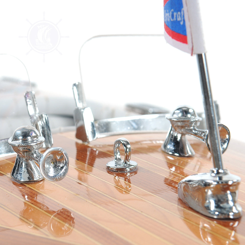 CHRIS CRAFT TRIPLE COCKPIT MODEL BOAT MEDIUM | High-quality | Fully Assembled Wooden Model boats For Wholesale