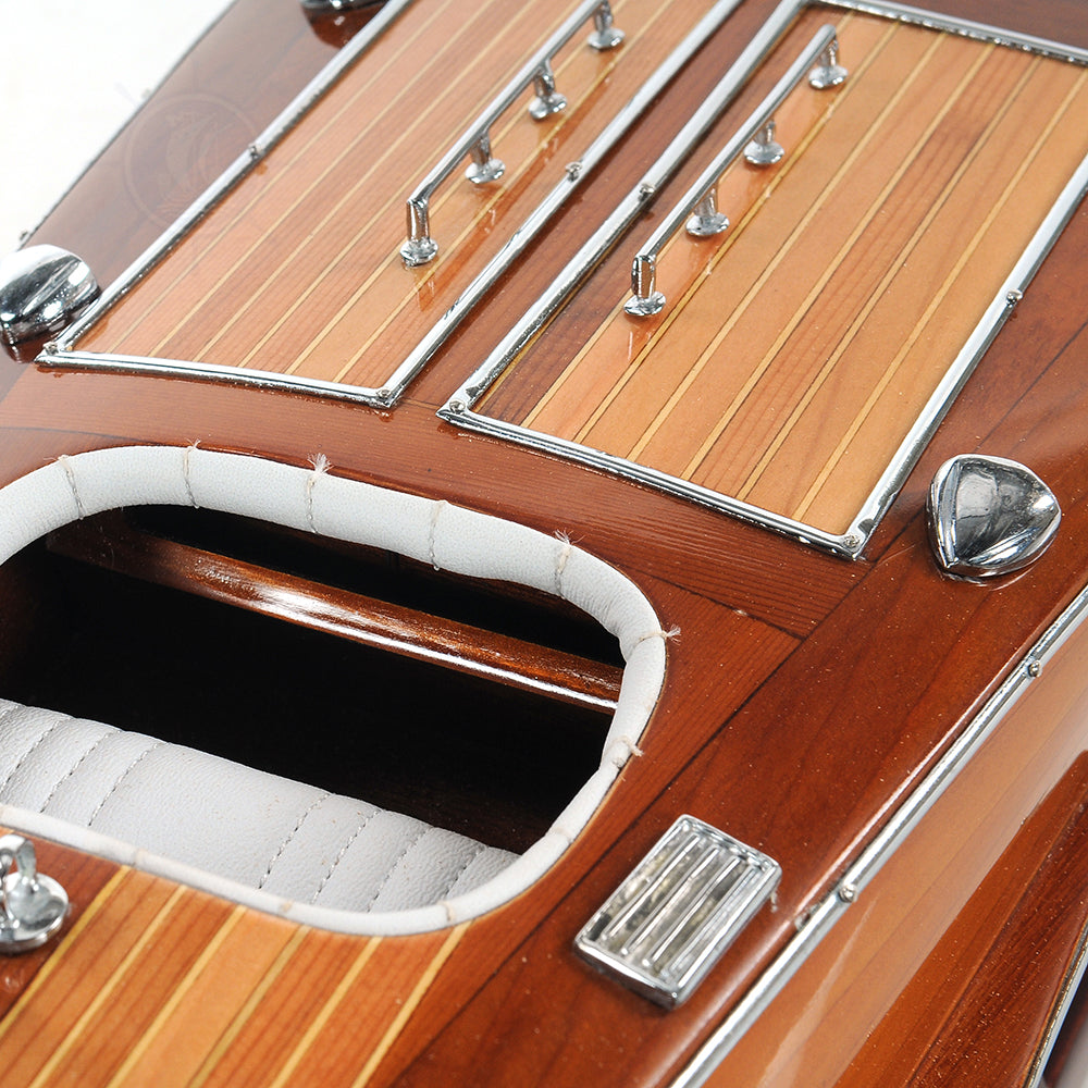 CHRIS CRAFT TRIPLE COCKPIT MODEL BOAT MEDIUM | High-quality | Fully Assembled Wooden Model boats For Wholesale