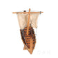 DRAKKAR VIKING MODEL BOAT 6 INCHES | High-quality | Fully Assembled Wooden Model boats For Wholesale