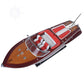 RIVA AQUARAMA MODEL BOAT WITH RC MOTOR MEDIUM | High-quality | Fully Assembled Wooden Model boats For Wholesales