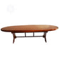 WOODEN SINGLE PADDLE BOARD TABLE - DINING H76 | Wooden Kayak |  Boat | Canoe with Paddles for fishing and water sports For Wholesale