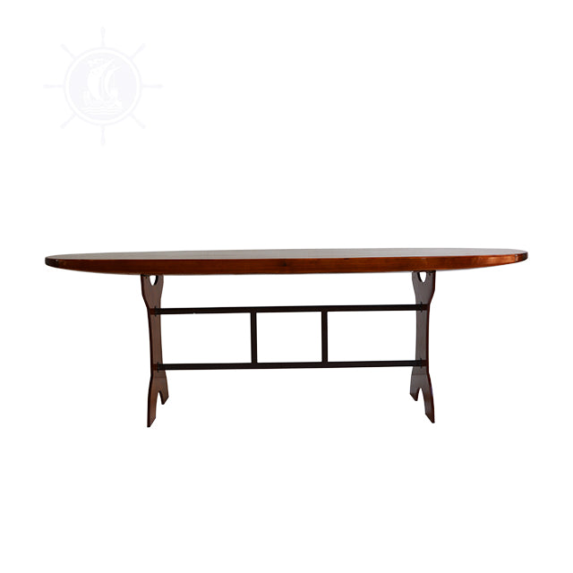 WOODEN SINGLE PADDLE BOARD TABLE - BAR H101 | Wooden Kayak |  Boat | Canoe with Paddles for fishing and water sports For Wholesale