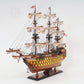 HMS VICTORY PAINTED L60 | High-quality | Fully Assembled Wooden Ship Models For Wholesale