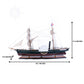 NEMESIS MODEL SHIP | Museum-quality | Fully Assembled Wooden Ship Models